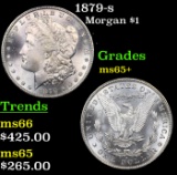 1879-s Morgan Dollar $1 Grades GEM+ Unc
