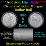 ***Auction Highlight***  First Financial Shotgun 1883 & 'P' Ends Mixed Morgan/Peace Silver dollar ro