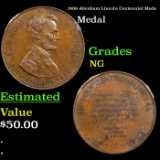 1909 Abraham Lincoln Centennial Meda