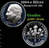 Proof 1994-s Silver Roosevelt Dime 10c Grades GEM++ Proof Deep Cameo