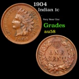 1904 Indian Cent 1c Grades Choice AU/BU Slider