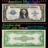 ***Auction Highlight*** 1923 $1 Large Size Blue Seal Silver Certificate, Fr-239 Signatures of Woods