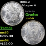 1885-o Morgan Dollar $1 Grades Choice+ Unc