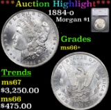 ***Auction Highlight*** 1884-o Morgan Dollar $1 Graded ms66+ By SEGS (fc)
