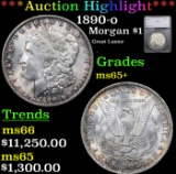 ***Auction Highlight*** 1890-o Morgan Dollar $1 Graded ms65+ By SEGS (fc)