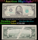 ***Auction Highlight*** 1985 $50 Green Seal Federal Reserve Note Signatures of Ortega & Baker  (Minn