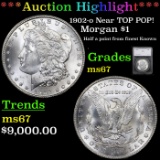 ***Auction Highlight*** 1902-o Morgan Dollar Near TOP POP! $1 Graded ms67 By SEGS (fc)