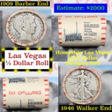 ***Auction Highlight*** Old Casino 50c Roll $10 Halves Las Vegas Casino Horseshoe 1909 Barber & 1946