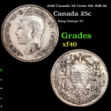1940 Canada 50 Cents 50c KM-36 Grades xf