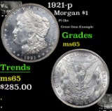 1921-p Morgan Dollar $1 Grades GEM Unc