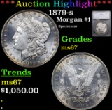 ***Auction Highlight*** 1879-s Morgan Dollar $1 Graded ms67 By SEGS (fc)