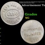 Vintage Lets All Be Esso (Oil) Salesmen Opportunities Unlimited Advertisement Token