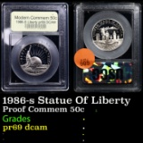 Proof 1986-s Statue Of Liberty Modern Commem Half Dollar 50c Graded GEM++ Proof Deep Cameo BY USCG