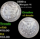 1899-s Morgan Dollar $1 Grades vf details