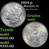 1904-p Morgan Dollar $1 Grades Select Unc