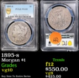 PCGS 1895-s Morgan Dollar $1 Graded vg10 By PCGS