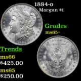 1884-o Morgan Dollar 1 Grades GEM+ Unc