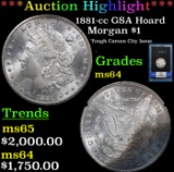 ***Auction Highlight*** NGC 1881-cc Morgan Dollar GSA Hoard $1 Graded ms64 By NGC (fc)