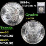 1884-o Morgan Dollar $1 Graded ms65+ By SEGS