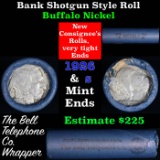 Buffalo Nickel Shotgun Roll in Old Bank Style 'Bell Telephone'  Wrapper 1926 & s Mint Ends