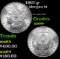 1897-p Morgan Dollar $1 Grades Choice+ Unc