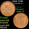 1909 VDB Lincoln Cent 1c Grades Choice+ Unc RB