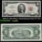 1963 $2 Red Seal United States Note Fr-1513 Grades Select CU