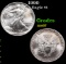 1990 Silver Eagle Dollar $1 Grades GEM++ Unc