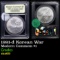 1991-d Korean War Modern Commem Dollar $1 Graded Gem+++++ Unc BY USCG