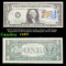 1974 $1 Federal Reserve Note 1st Day of Issue, with Stamp, Signatures of Neff & Simon (Philadelphia,