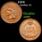 1909 Indian Cent 1c Grades Choice AU/BU Slider+