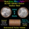 ***Auction Highlight***  AU/BU Slider Shotgun Peace $1 Roll 1924 & P Ends Virtually UNC (fc)