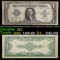 1923 $1 Large size Blue Seal Silver Certificate, Fr-237 Signatures of Speelman & White Grades f+