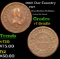 1863 Our Country Civil War Token 1c Grades vf details