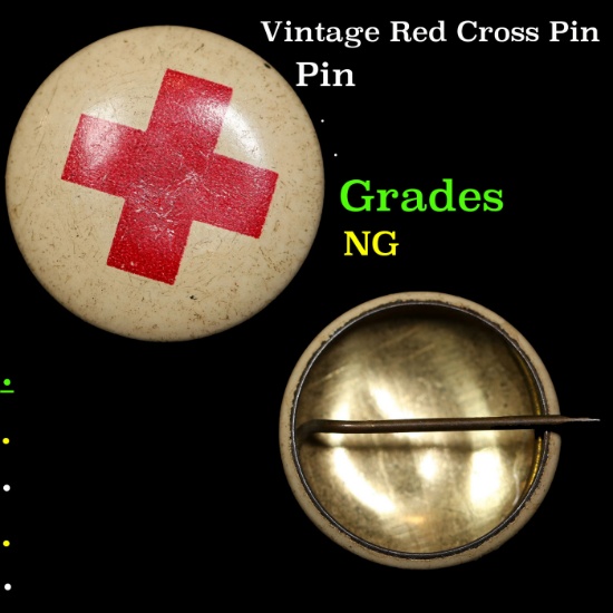 Vintage Red Cross Pin Grades NG