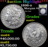 ***Auction Highlight*** 1896-o Morgan Dollar $1 Graded Select+ Unc By USCG (fc)