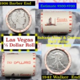 ***Auction Highlight*** Old Casino 50c Roll $10 Halves Las Vegas Casino Sahara 1906 Barber & 1942 Wa