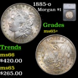 1885-o Morgan Dollar $1 Graded ms65+ By SEGS