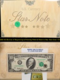 1995 $10 Bureau of Engraving & Printing Federal Reserve Star Note Gem+ CU