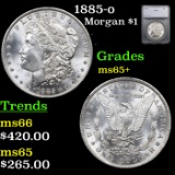 1885-o Morgan Dollar $1 Graded ms65+ By SEGS