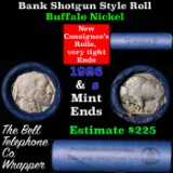 Buffalo Nickel Shotgun Roll in Old Bank Style 'Bell Telephone'  Wrapper 1926 & s Mint Ends