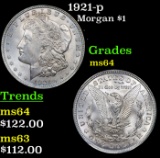 1921-p Morgan Dollar $1 Grades Choice Unc