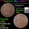 ***Auction Highlight*** 1785 Connecticut African Head Colonial Cent Miller 4.1-F.4 1c Graded vf25 By
