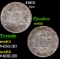 1862 Three Cent Silver 3cs Grades Select Unc