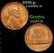 1942-p Lincoln Cent 1c Grades Choice Unc RB