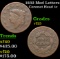1832 Med Letters Coronet Head Large Cent 1c Grades vf+