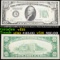 1928A $10 Green Seal Federal Reserve Note Redeemable In Gold Grades vf+