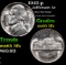 1942-p Jefferson Nickel 5c Grades GEM 5fs