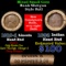 Mixed small cents 1c orig shotgun roll, 1919-d Wheat Cent, 1892 Indian Cent other end, brinks Wrappe