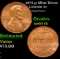 1975-p Lincoln Cent Mint Error 1c Grades Select Unc RB